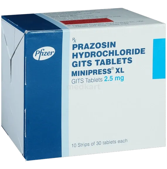 minipress xl 2.5mg tablet 30's